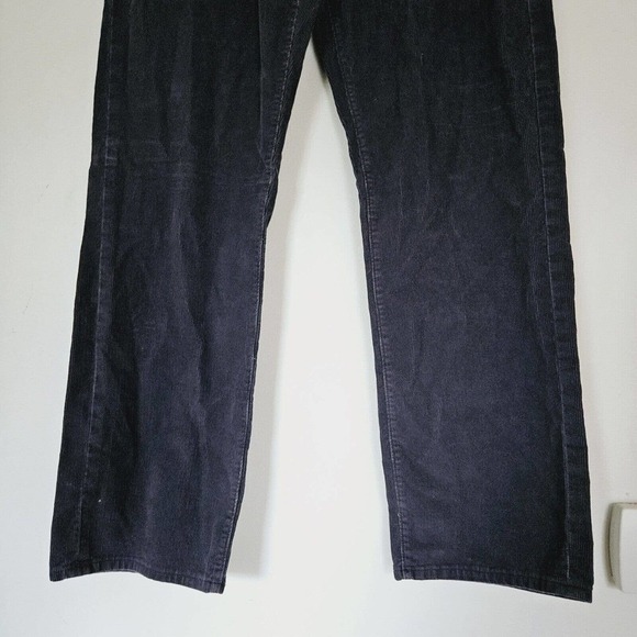 J. Crew Mens Corduroy Pants Size 34X30 Straight Leg Gray Y2K - Picture 5 of 9